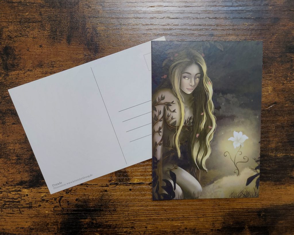 Dryade - Postkarte
