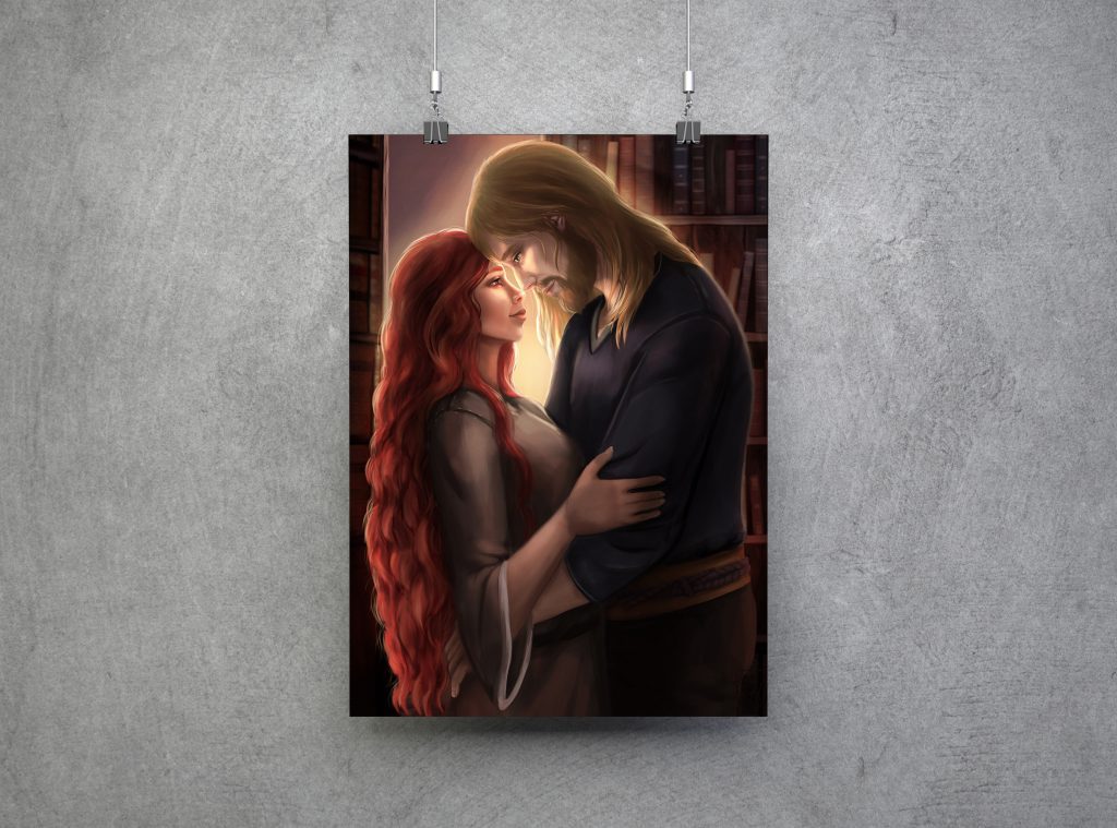 Lovers  - Kunstdruck A4