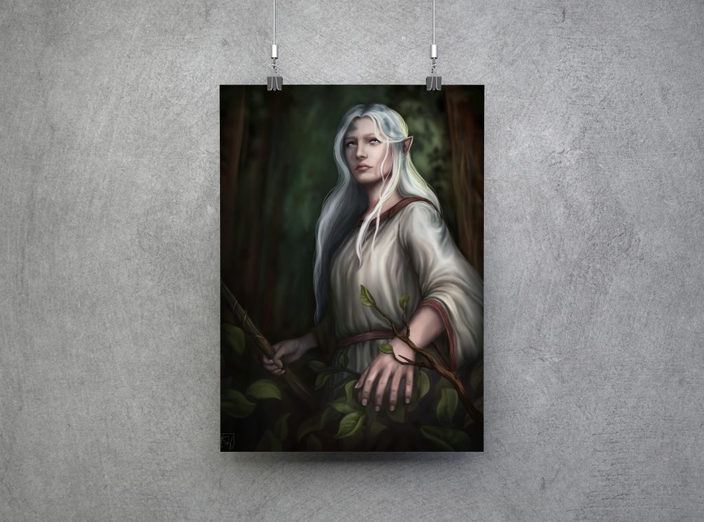 Mandara - Kunstdruck A4