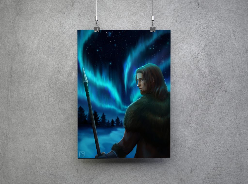 Aurora - Kunstdruck A4