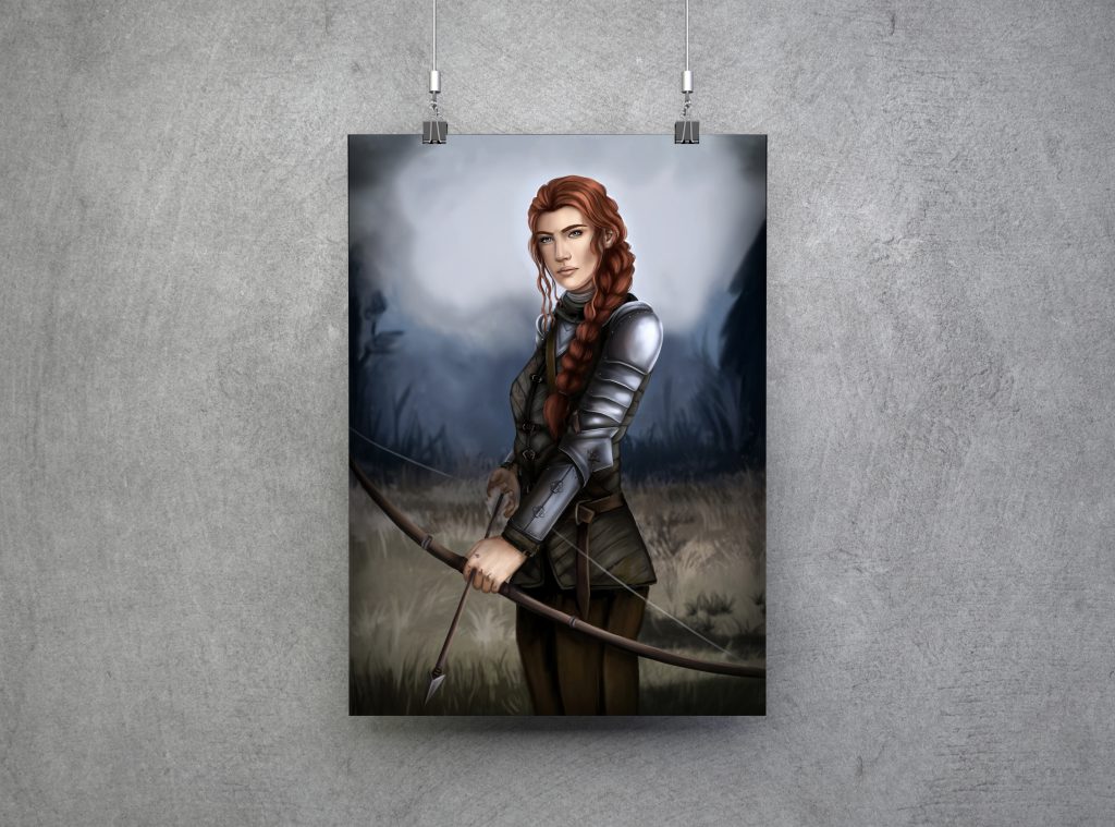Yasha  - Kunstdruck A5