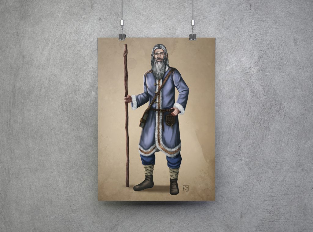 Egil Charactersheet - Kunstdruck A4
