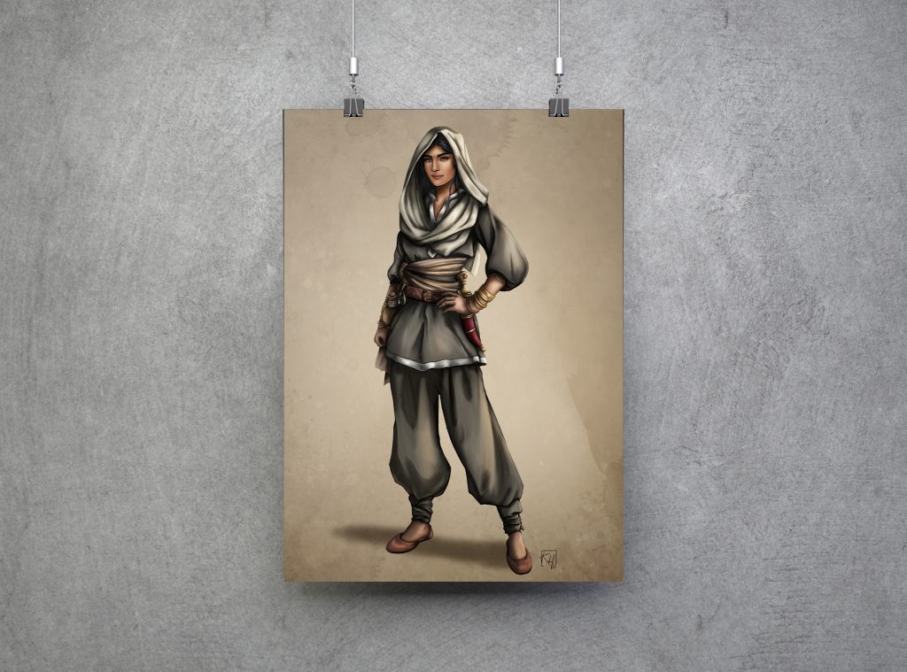 Sheydan Charactersheet - Kunstdruck A4