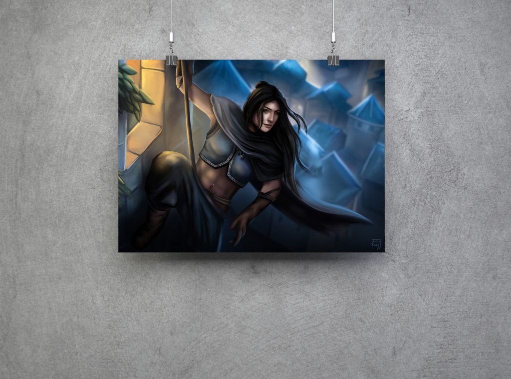 Jasmina - Kunstdruck A5