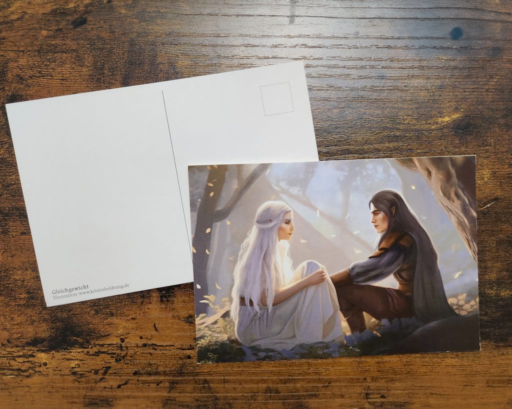 Gleichgewicht - Postkarte