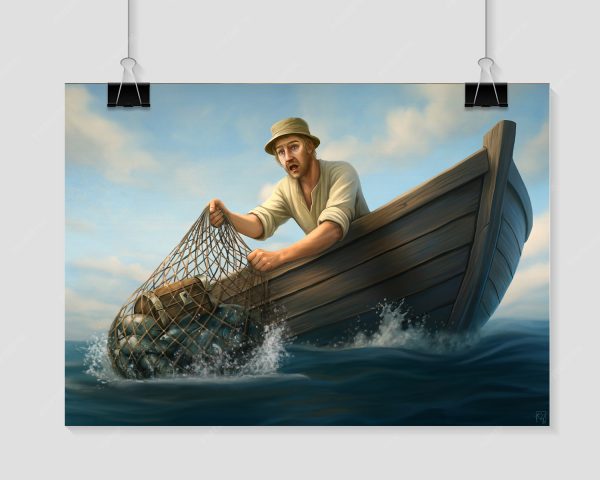 Aus der Tiefe - Kunstdruck A3