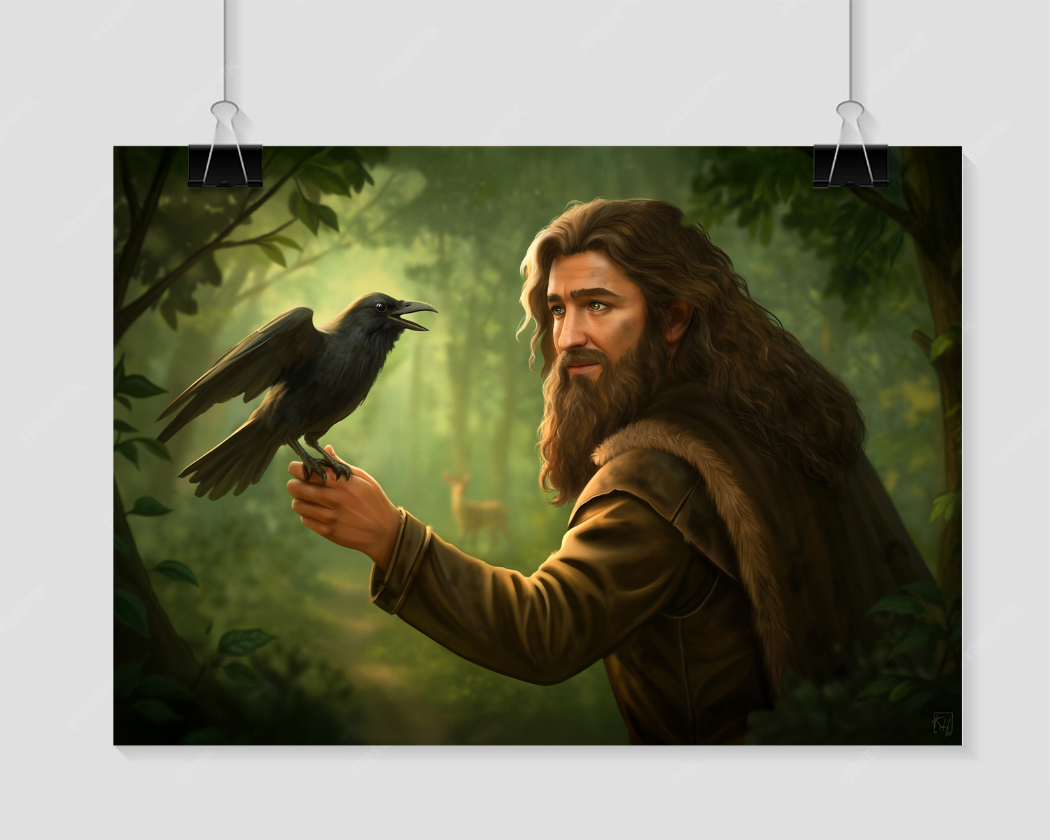 Hüter des Hains - Kunstdruck
