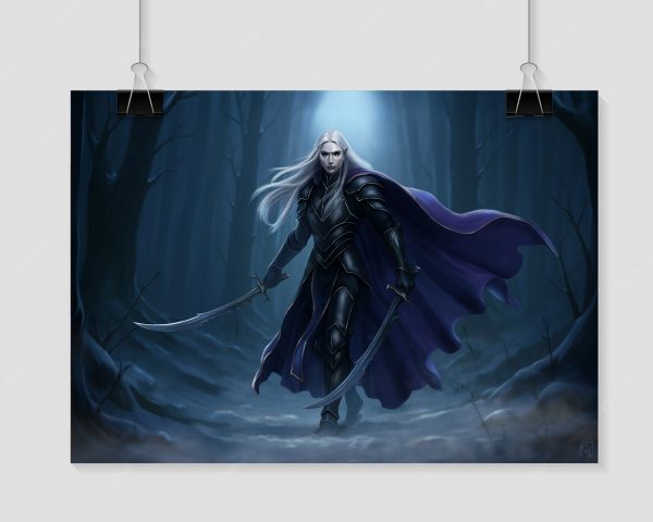 Klingensängerin - Kunstdruck