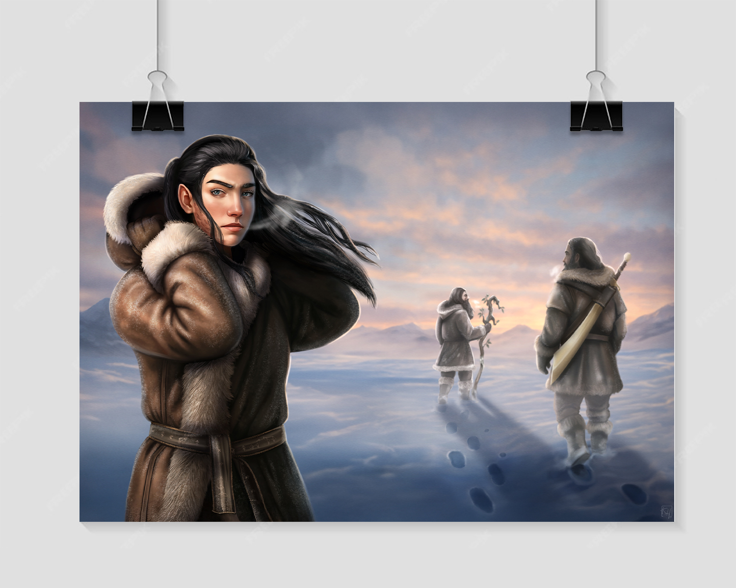 Restless Cold - Kunstdruck A3