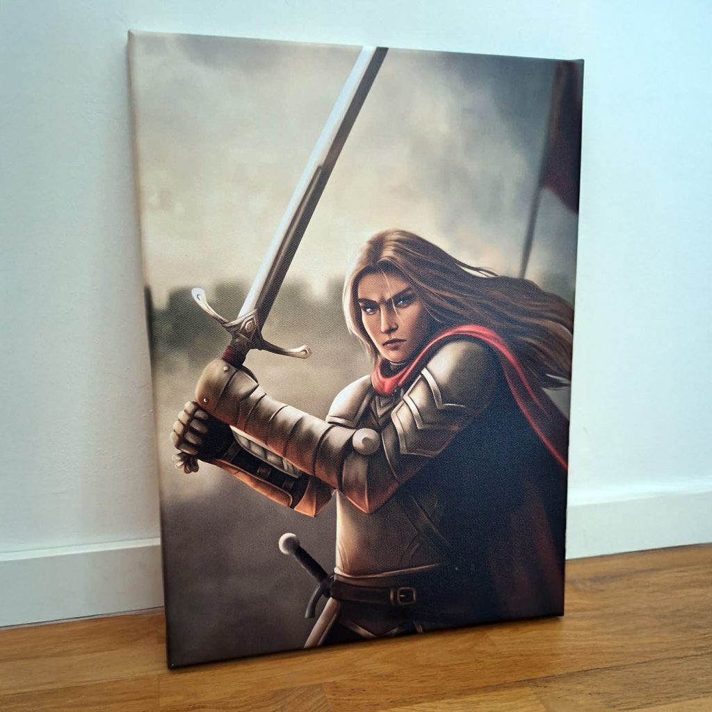 Leinwand 40x30 cm - Aequitas